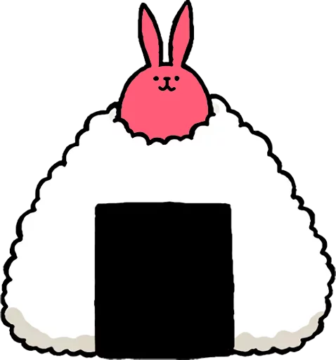 Pink Rabbit sticker 😝