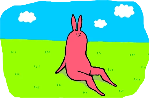 Стікер Pink Rabbit 😊