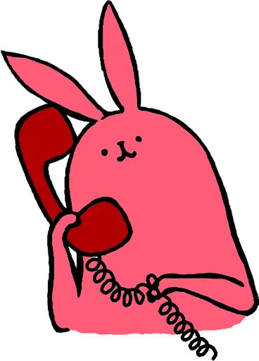 Стікер Pink Rabbit 😜