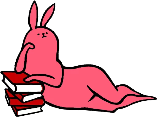 Pink Rabbit stiker 😀