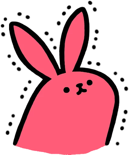 Стікер Pink Rabbit 😀