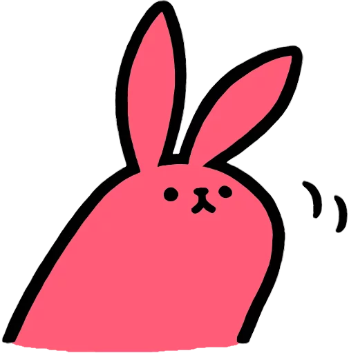 Pink Rabbit stiker 😔