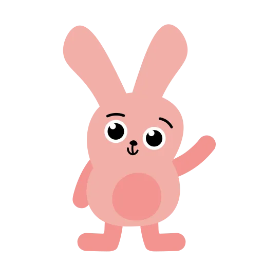 Эмодзи Pink Rabbit 😜