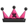 Pink Rock Star emoji 👑