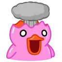Pink Duck  stiker 🤯