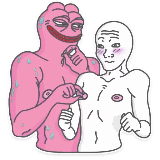 Telegram Sticker «Pink PEPE» ?