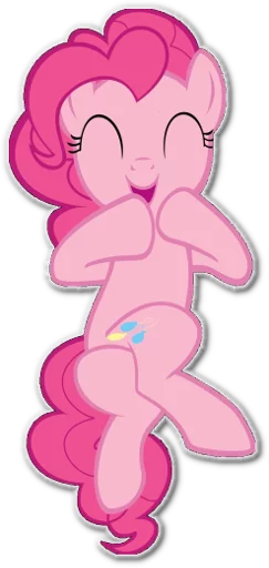 Telegram stiker «Pinkie Pie Division» 😇