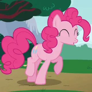 Pinkie Pie animated sticker 😊