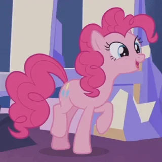 Pinkie Pie animated stiker 😊