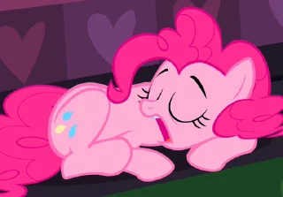 Pinkie Pie animated stiker 😴