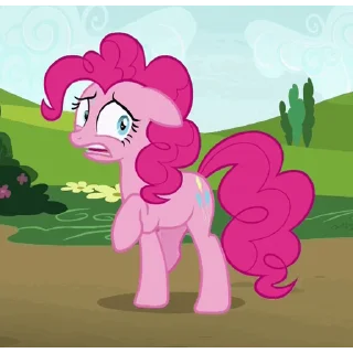 Pinkie Pie animated stiker 😨
