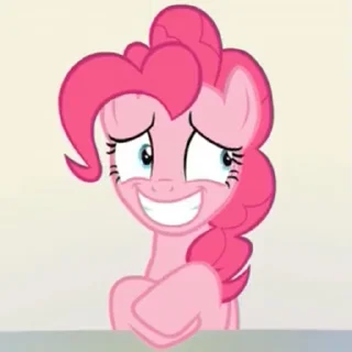 Pinkie Pie animated stiker 😬