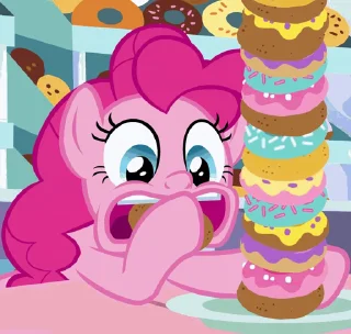Pinkie Pie animated stiker 😋