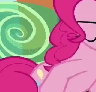 Pinkie Pie animated sticker 🍑