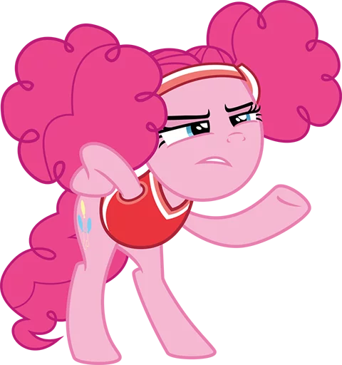 Telegram Sticker «Pinki Pie Pony» 😒