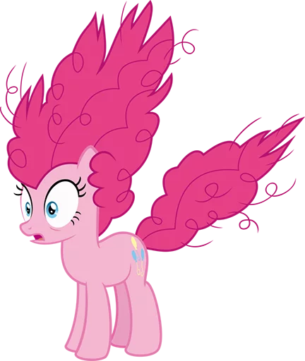 Telegram stiker «Pinki Pie Pony» 😶