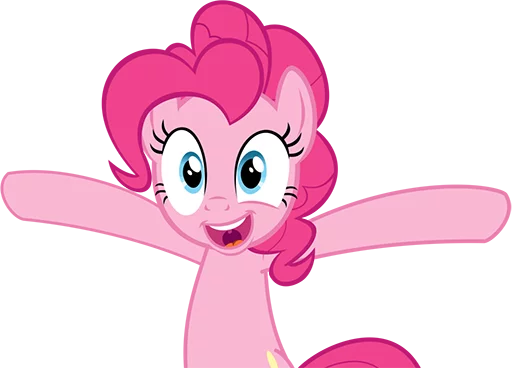 Pinki Pie Pony stiker 🤗