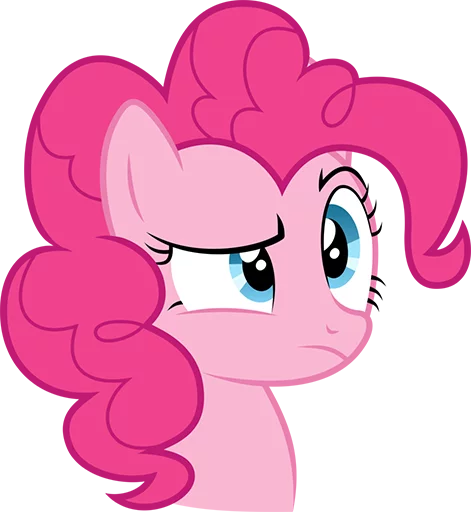 Telegram Sticker «Pinki Pie Pony» 😒