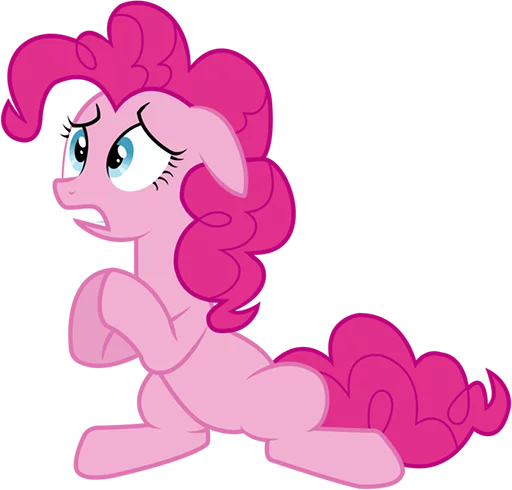 Telegram Sticker «Pinki Pie Pony» 😣