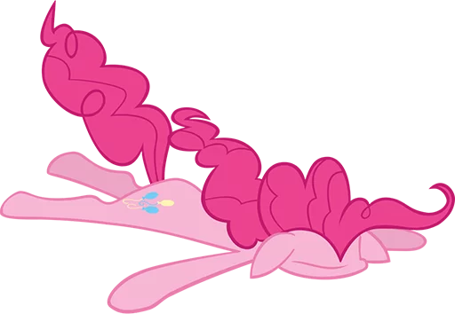 Telegram Sticker «Pinki Pie Pony» 😶