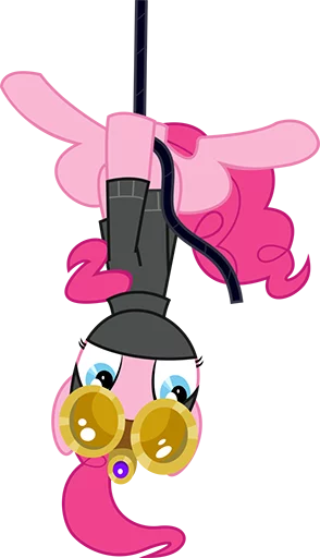 Telegram stiker «Pinki Pie Pony» 🙃