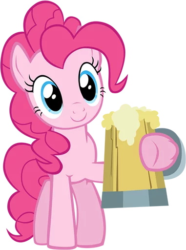 Стикер Telegram «Pinki Pie Pony» 🙂