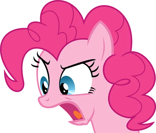 Стікер Telegram «Pinki Pie Pony» 😤
