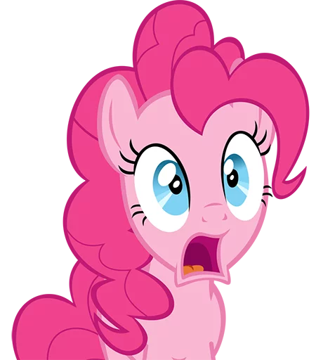 Стикер Telegram «Pinki Pie Pony» 😱