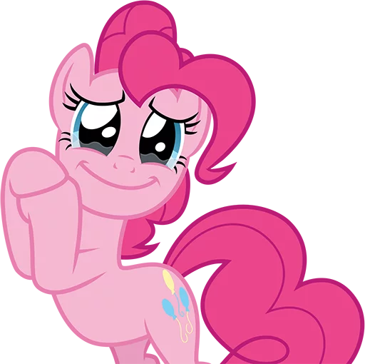 Telegram Sticker «Pinki Pie Pony» 😊