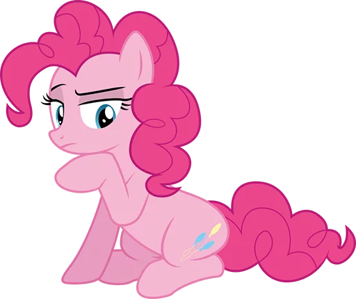 Стикер Pinki Pie Pony 🤔