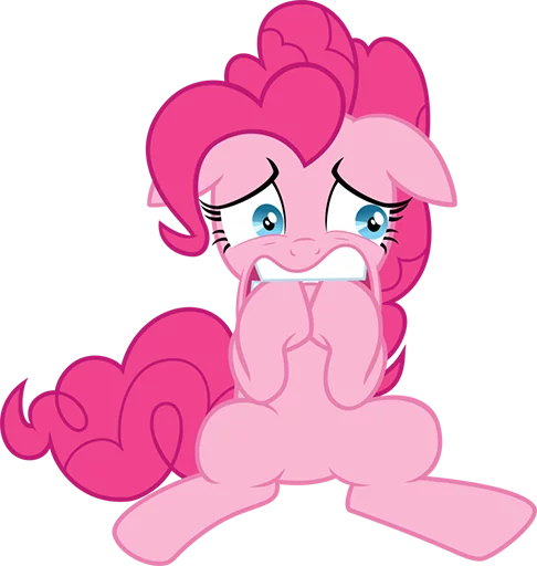 Стикер Telegram «Pinki Pie Pony» 😣
