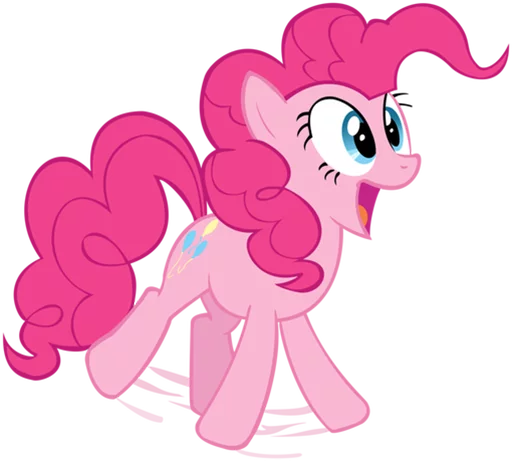 Стікер Telegram «Pinki Pie Pony» 🤗