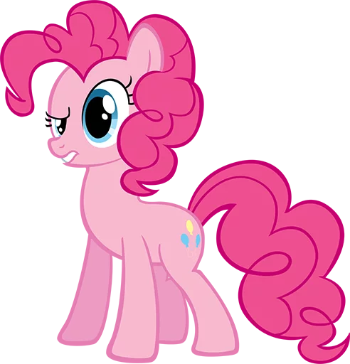Telegram Sticker «Pinki Pie Pony» 😕