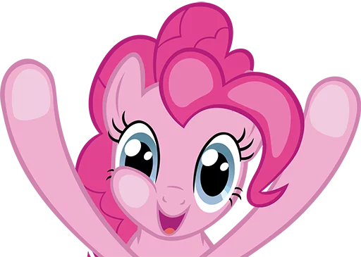 Telegram Sticker «Pinki Pie Pony» 😃