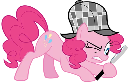 Стікер Telegram «Pinki Pie Pony» 😡