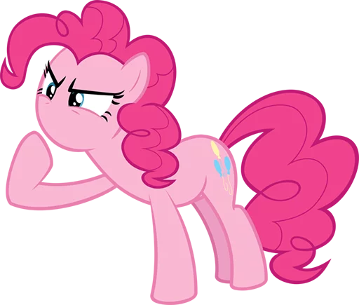 Стикер Pinki Pie Pony 😤