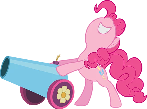 Стикер Telegram «Pinki Pie Pony» 😃