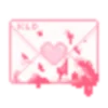 pink emoji ✉