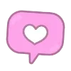 pink emoji 💌