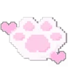 pink emoji 🐾