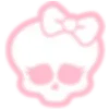 pink emoji ☠️