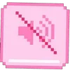 pink emoji 🔇