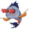 Telegram emoji «Piranha Emotes Pack» 😍