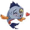 Telegram emojisi «Piranha Emotes Pack» 😘