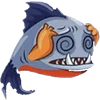 Telegram emoji «Piranha Emotes Pack» 😵‍💫