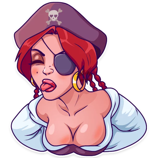 Rica the Pirate stiker 😜