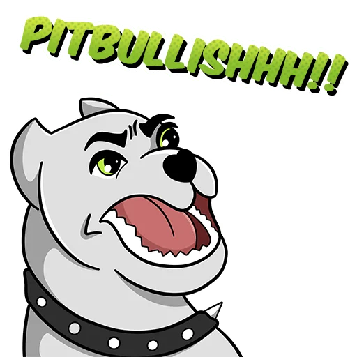 Telegram stiker «Pitbull» 🚀