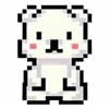 Pixel Animals Set emoji 🐻‍❄️