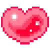 Pixel Art emoji ❤️