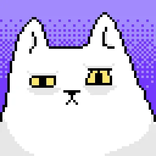 Стикер Pixel Cat 😕